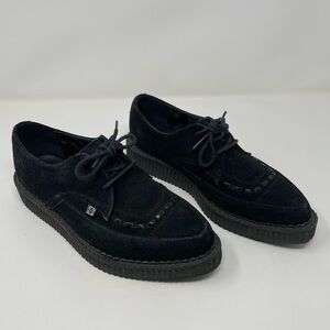 T.U.K. Black Suede Creepers